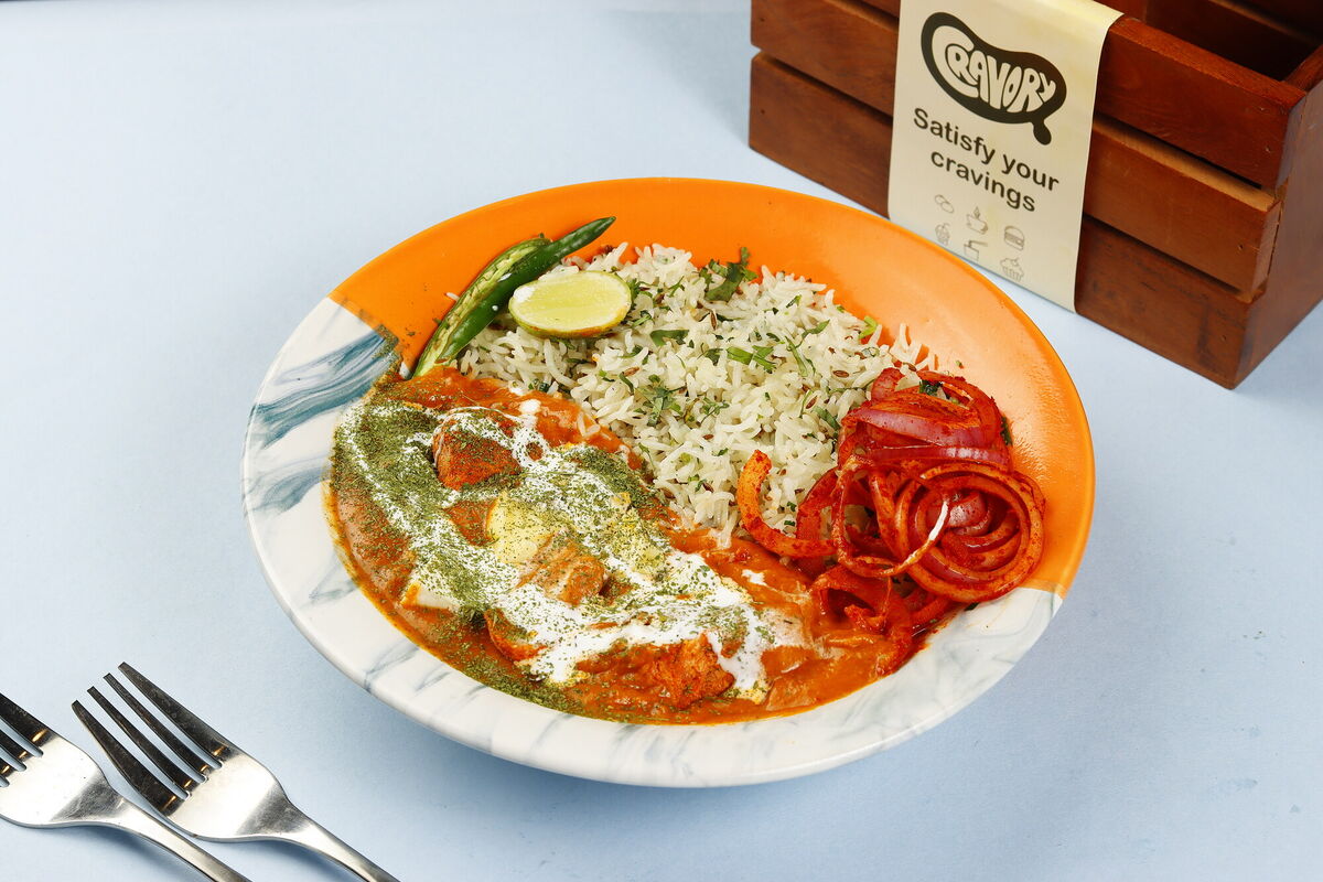Butter Chicken Rice Bowl
